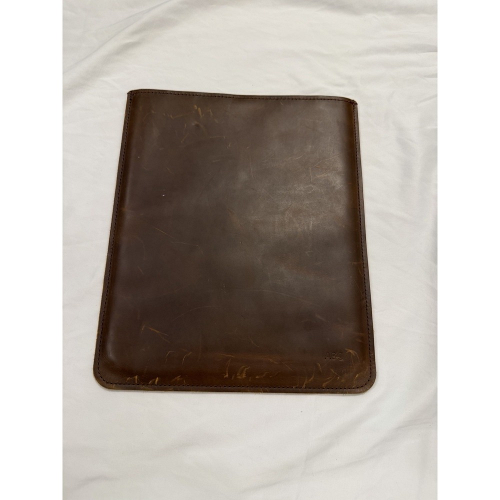 Mission Leather Sleeve Cover Case for Inch iPad Pro Brown Vertical - Picture 4 of 7